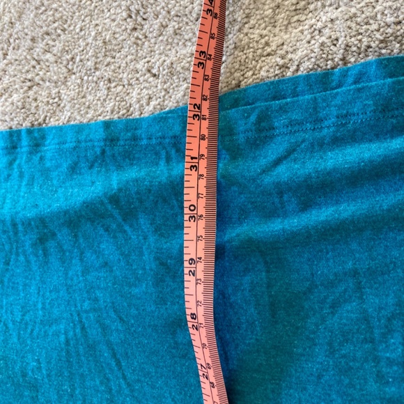 Soft Surroundings Teal Lace Turtleneck Sweater Sz M - Picture 7 of 8